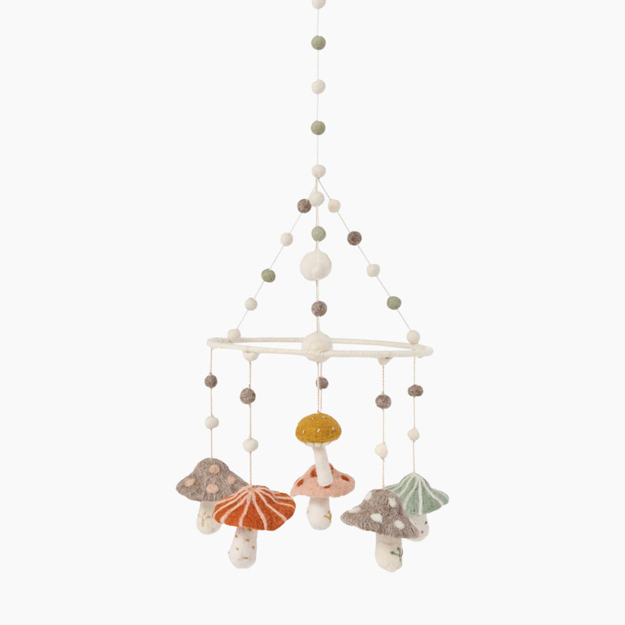 Pehr Mobile - Mini Mushroom | Babylist Shop added by Rachael Igoe