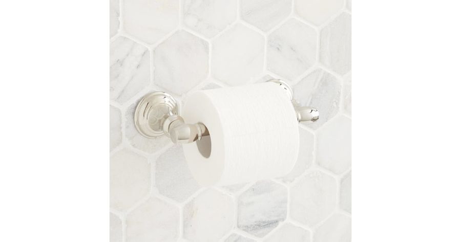 Signature Hardware Beasley Double Post Toilet Paper  added by Rachel Mazur
