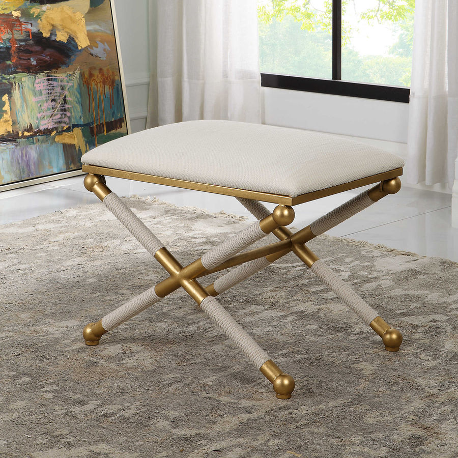 Socialite Small Bench | Uttermost added by Victoria Grimes