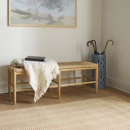 Eli 3-Seat Bench, Warm Maple 54"w x 18"d x 19"h added by Kate Lynn Nemett