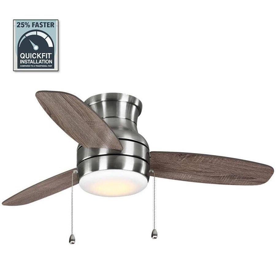 Home Decorators Collection Ashby Park 44 in. White Color Changing Integrated LED Brushed Nickel Ceiling Fan with Light Kit and 3 Reversible Blades 59244 - The Home Depot added by Jenni Winter