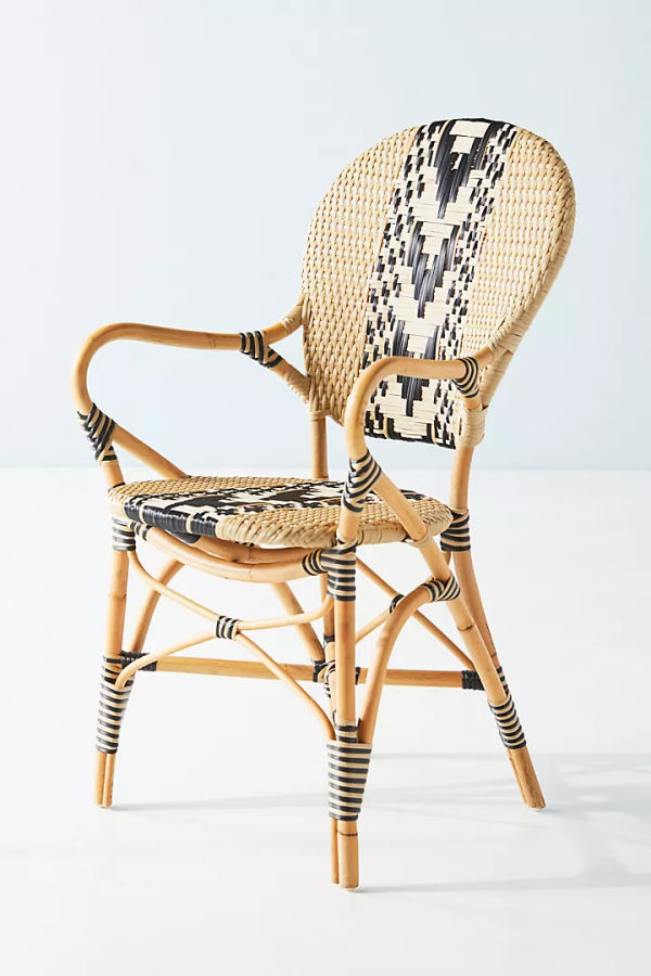 Capri Striped Indoor Outdoor Chair added by Perry M Studio