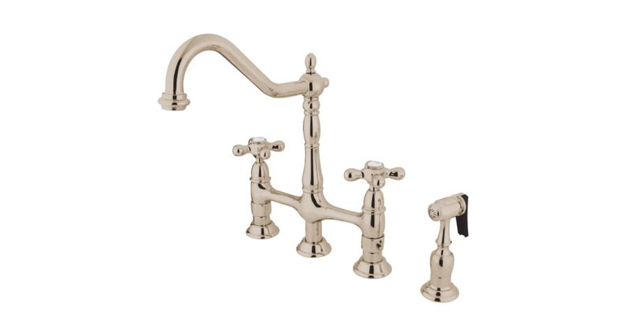 Kingston Brass KS1276AXBS Heritage 1.8 GPM Widespread | Build.com added by Alex Grey