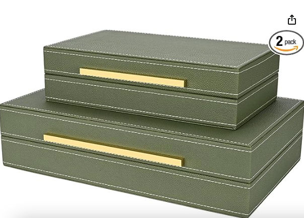 Leather Storage Box Set added by Kristina Blackford