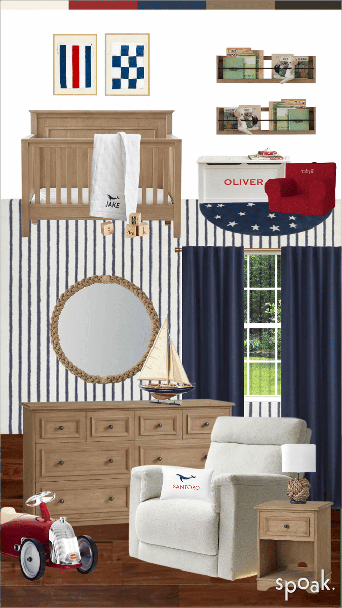 Coastal Nursery Ideas designed by Rio Chacon