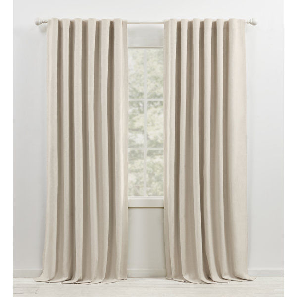 Lauren Ralph Lauren Sallie Blackout Heavy Cotton/Linen Blend with Lining Back Tab/Rod Pocket Curtain added by sallie tyler
