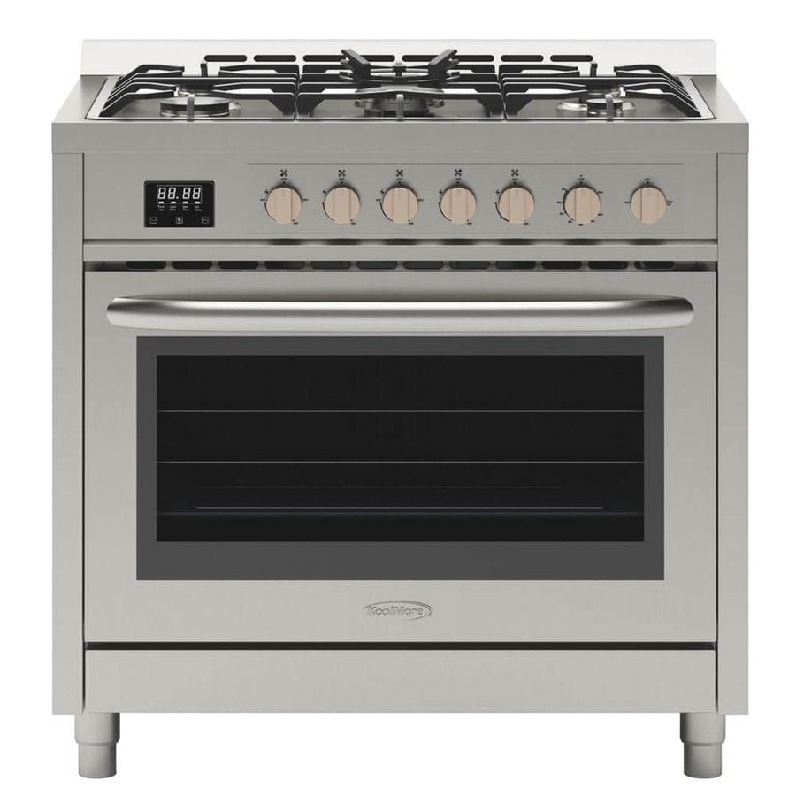 Koolmore 36 in. 5 Burner Freestanding Gas Range in. Stainless Steel GRS-36-5B - The Home Depot added by Spoak Member
