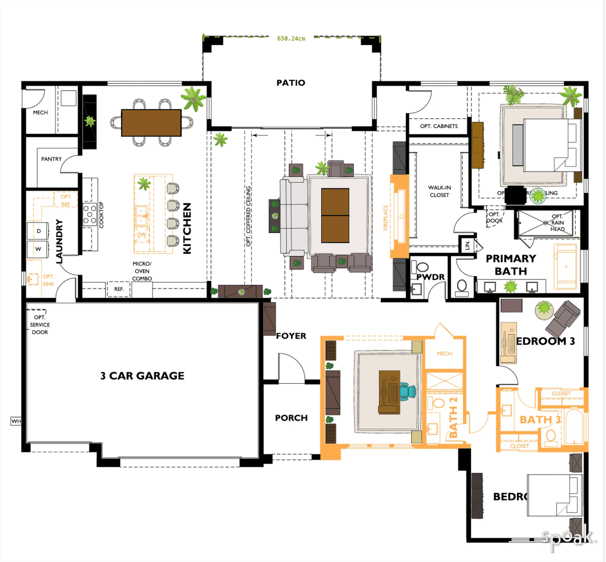 Bedroom Floor Plan designed by Gary Netherton