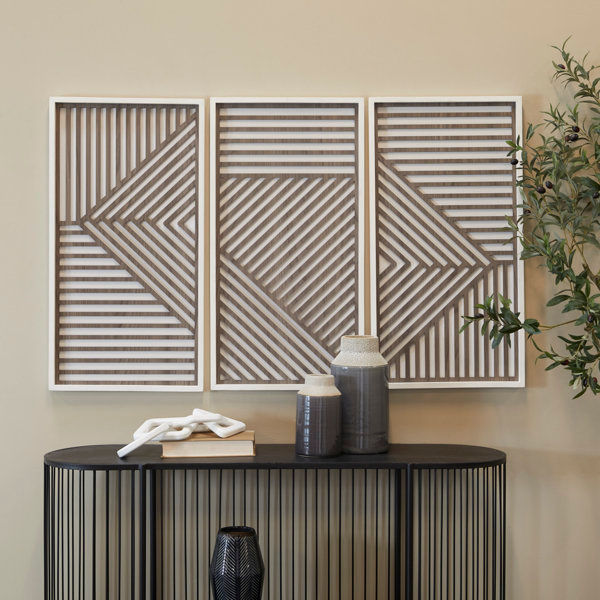 Solid + Manufactured Wood Abstract Wall Decor added by erika grossman