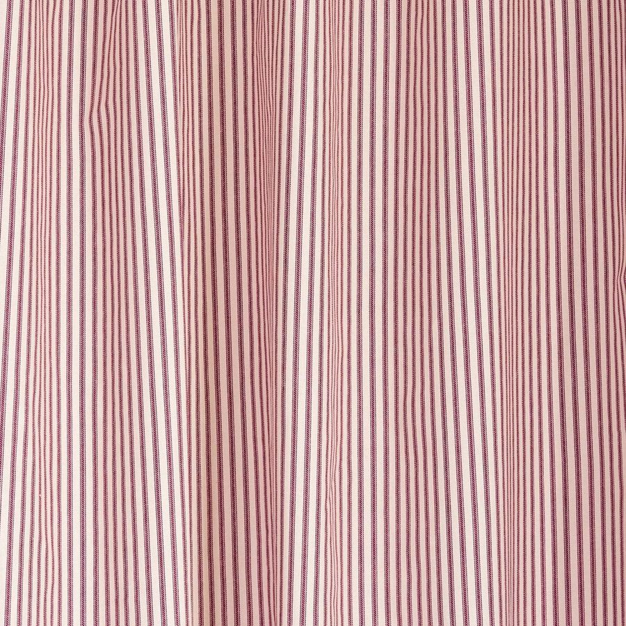 Red Ticking Stripe Curtain Panel added by sarabeth hurst