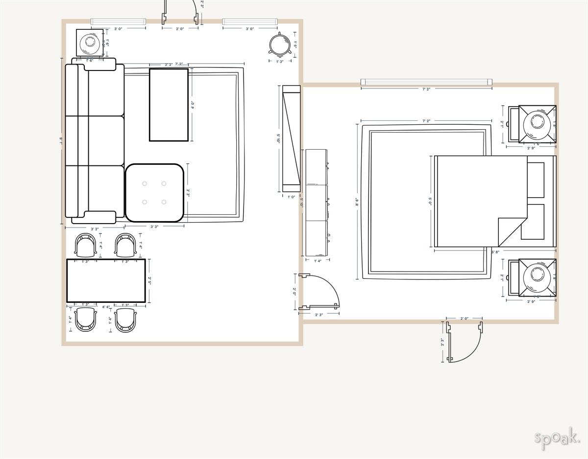 Multi story apartment layouts and floor plan ideas. - Multi Story Apartment Floor Plans