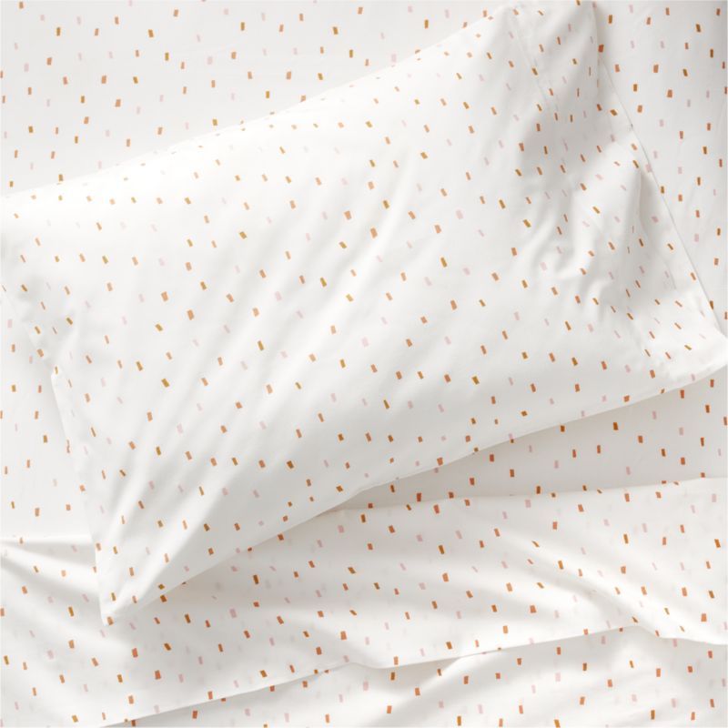 Modern Radio Radio Organic Pink Kids Sheet Set | Crate & Kids | Crate & Kids added by Spoak Member