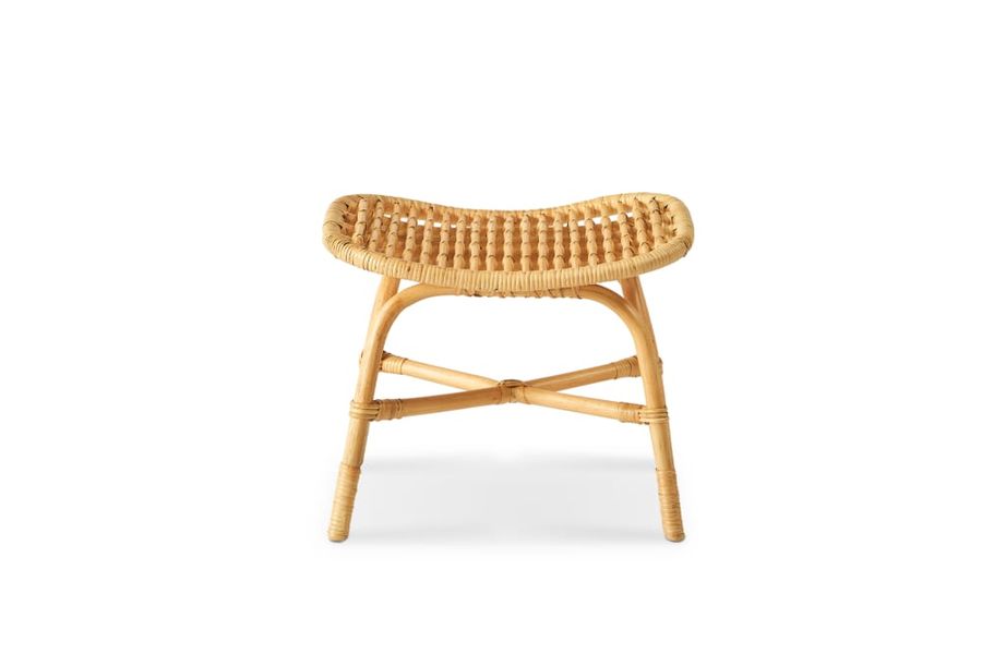 Mico Rattan Stool | Castlery added by Hadley Krueger