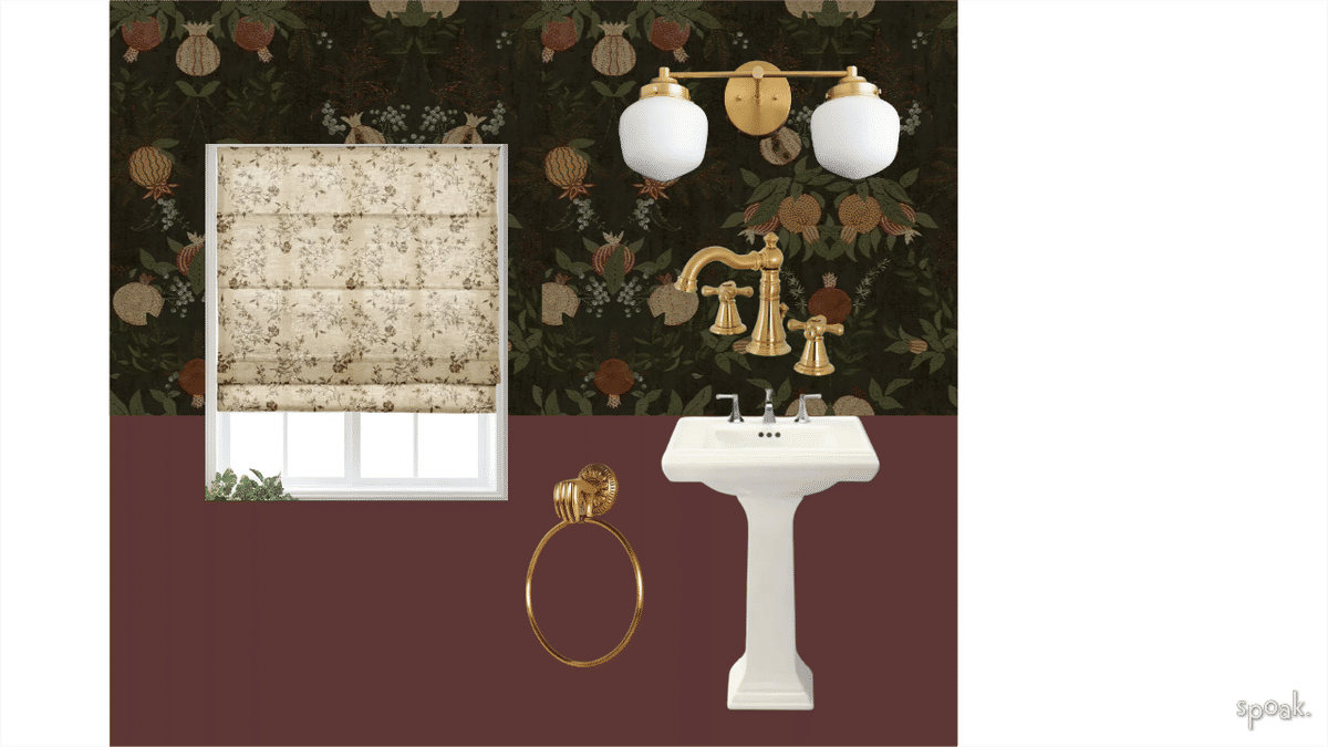 Victorian Bathroom Inspiration designed by Jessica Sweet