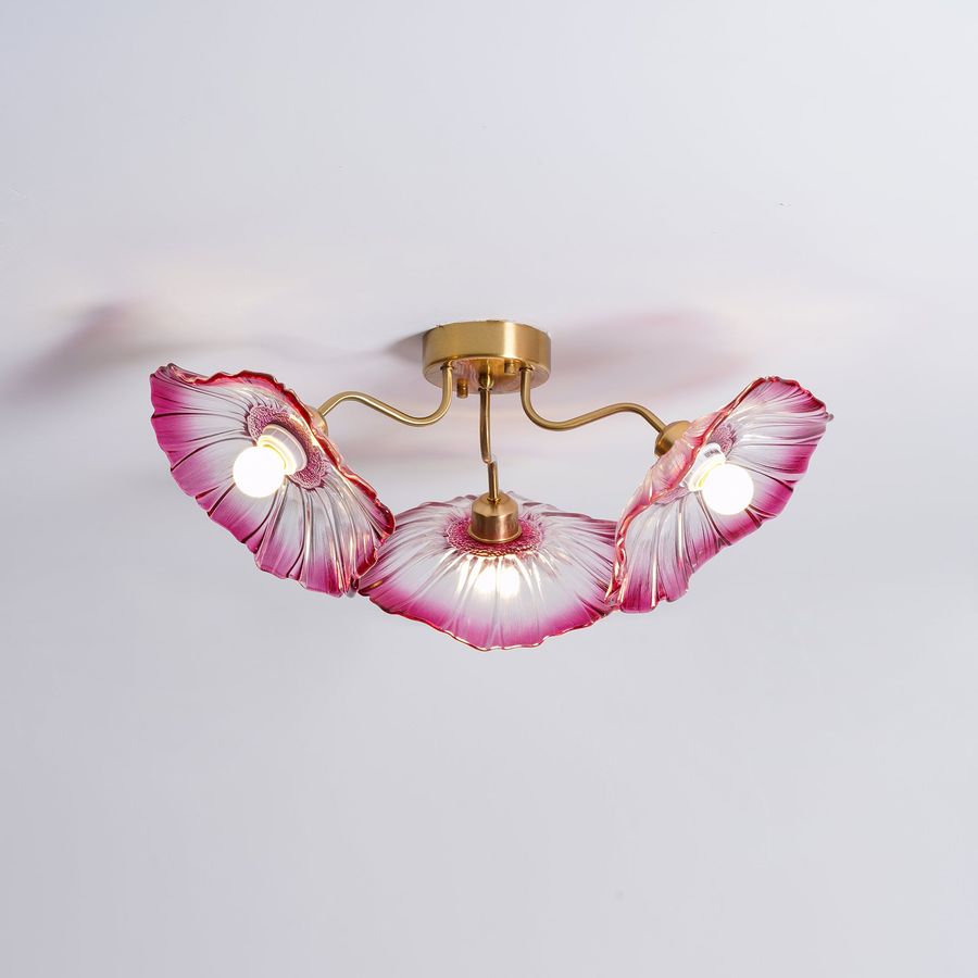 Lotus Leaf Glass Ceiling Lamp added by Christa Taubert