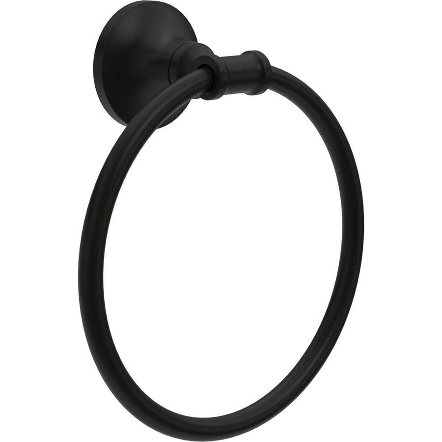 Delta Chamberlain Wall Mount Round Closed Towel Ring Bath Hardware Accessory in Matte Black CML46-MB-R - The Home Depot added by Danielle Lambert