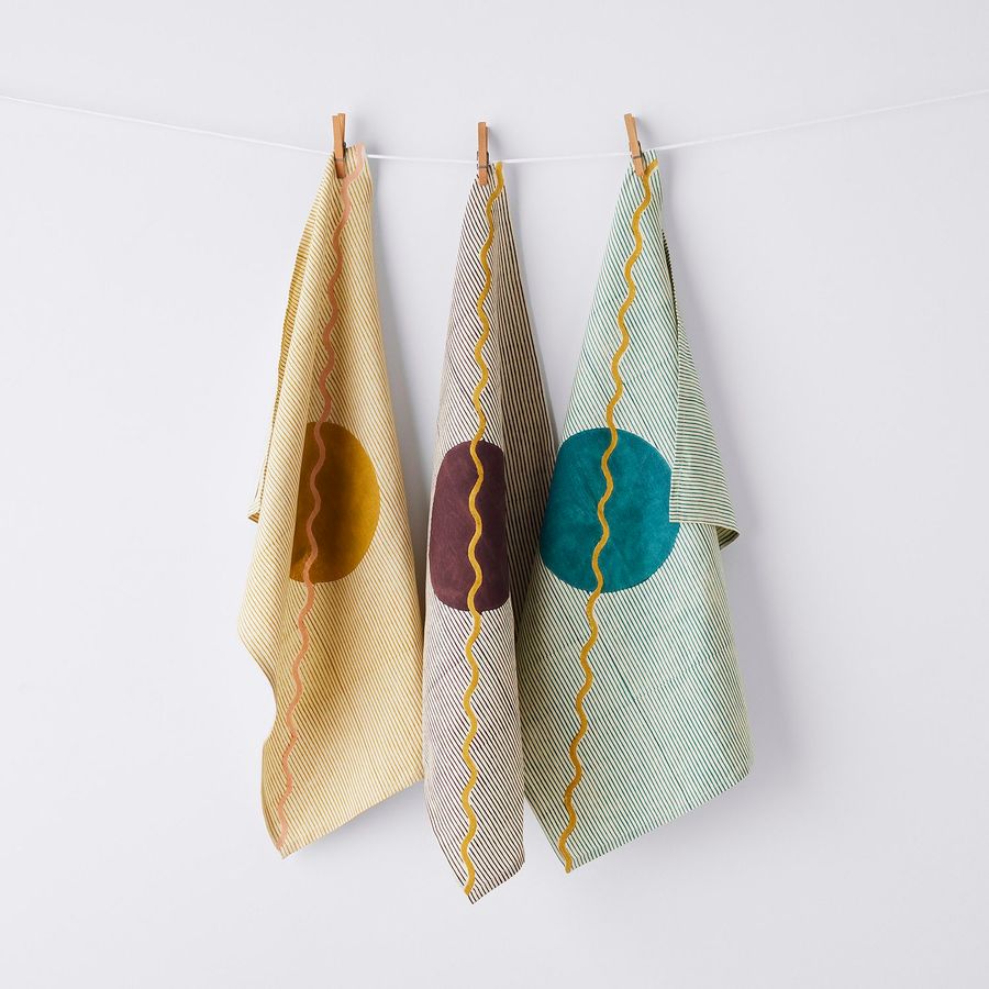 Block Shop for Food52 Hand Block Printed Tea Towels, 3 Colors added by Anupama Gomez