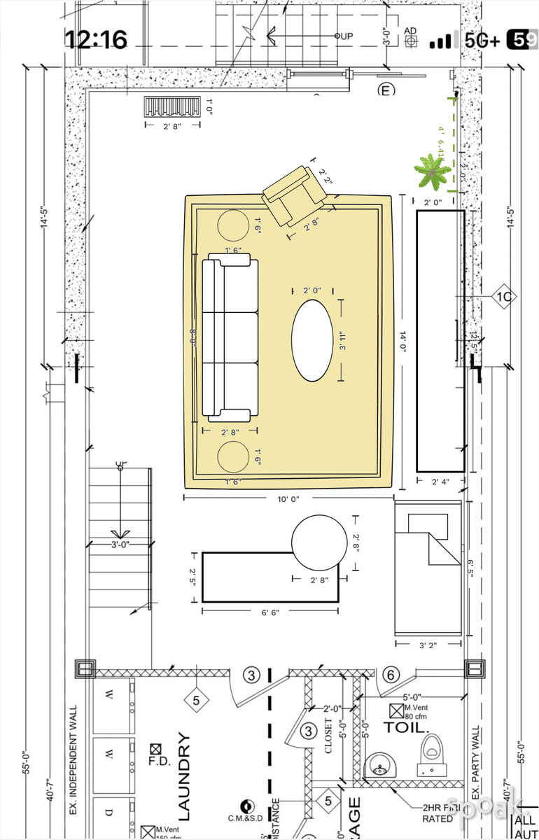 Basement Layout designed by Nicky Schmidlein
