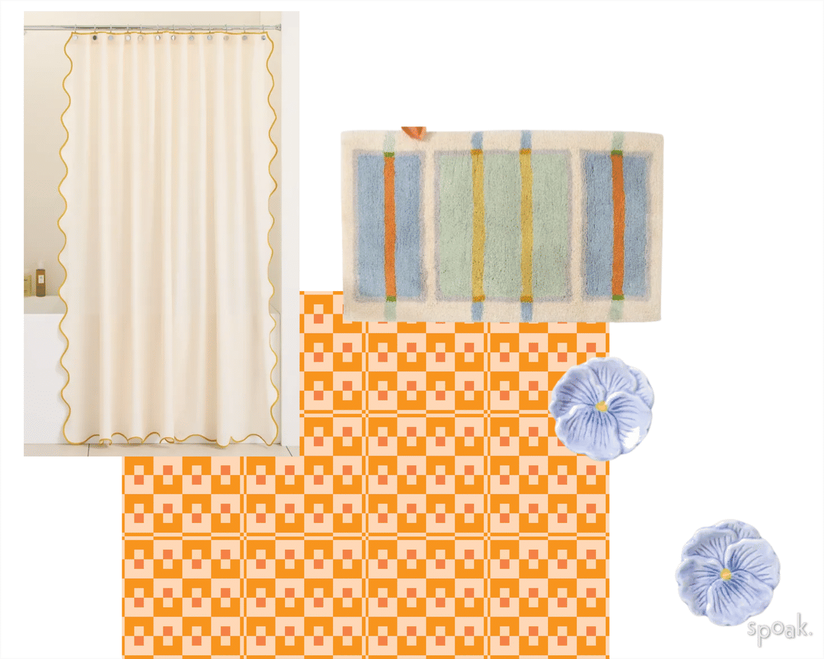 Bathroom Inspiration designed by Catie Porter