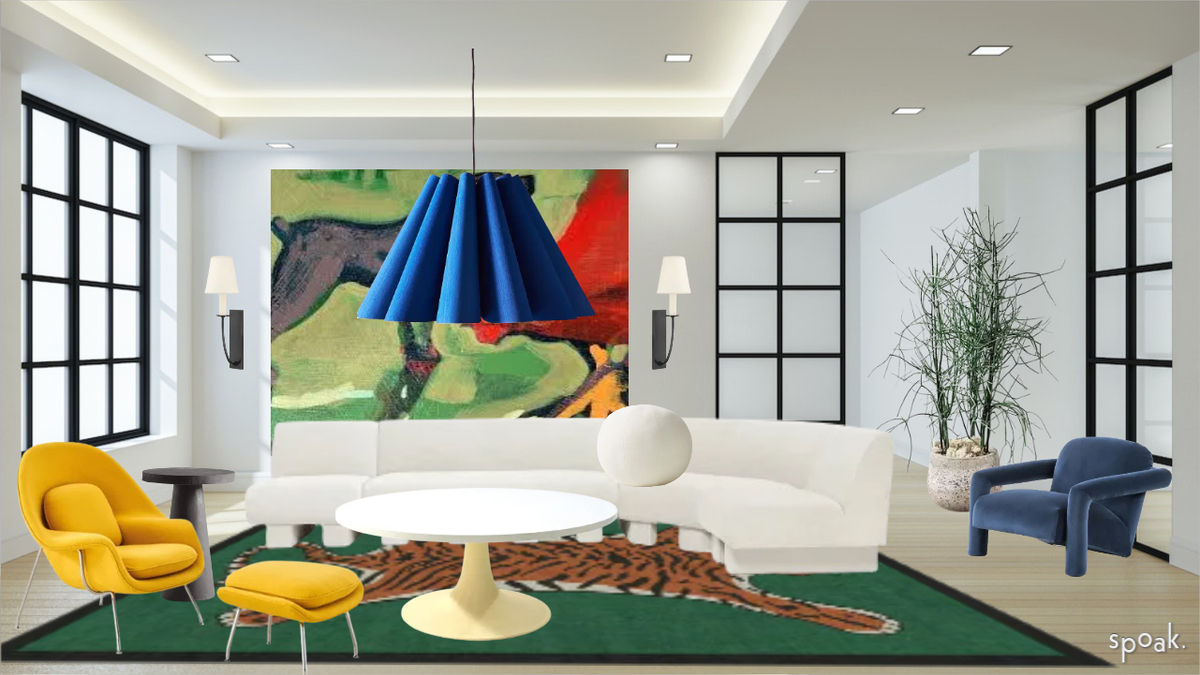 Red Living Room Ideas designed by Shellie Kemp