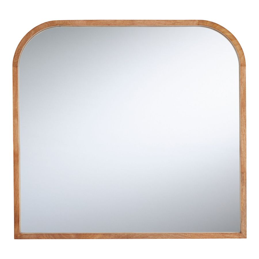 Talia Wood Arched Vanity Mirror - World Market added by Kelli Wiggins