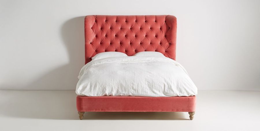 Tufted Wingback Bed added by Bethesda Home Stylist