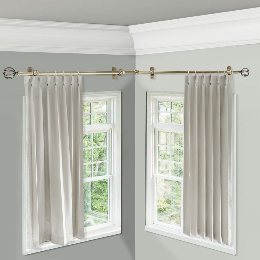 Darby Home Co Caden 13/16" Single Corner Curtain Rod & Reviews | Wayfair added by Madeline Wood
