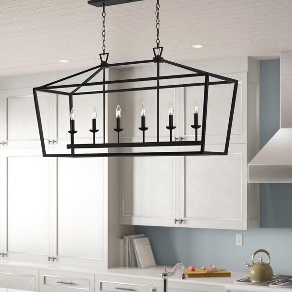 Neuhaus 6 - Light Dimmable Kitchen Island Geometric Chandelier added by Taylor Peterson