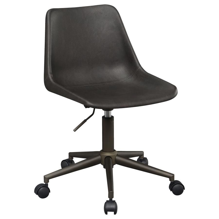 Carnell Adjustable Height Office Chair with Casters Brown and Rustic Taupe added by Anna Valdez