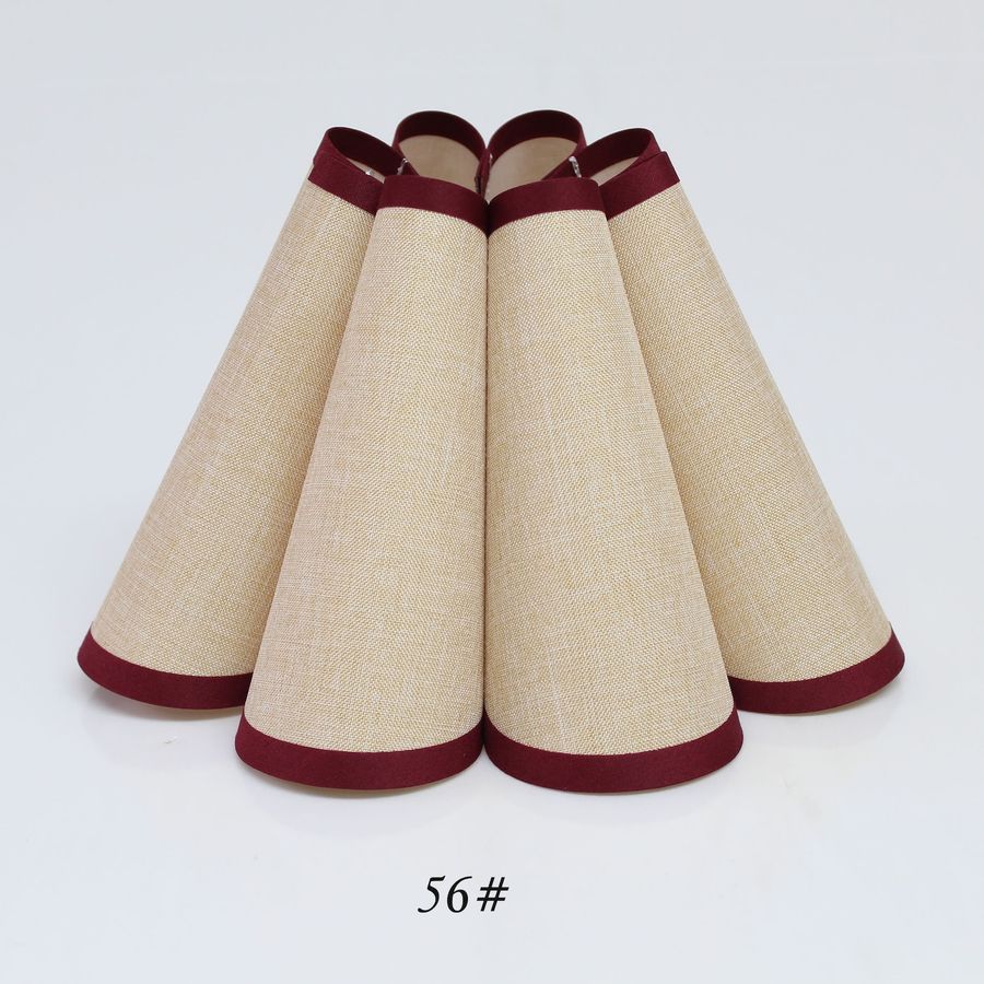 Duzy handmade khaki fabric and acrylic with wooden base lighting for home furnishing-56# added by Paulina Canini