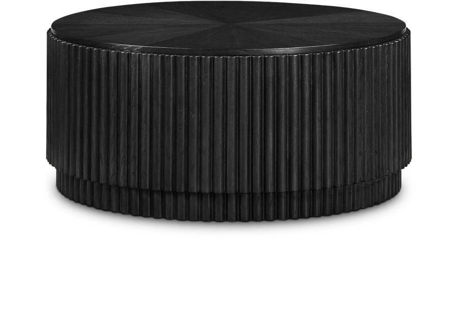 Rodin Modern Black 36" Round Fluted Drum Coffee Table added by Anna Valdez