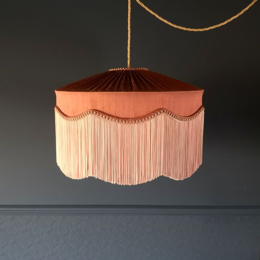 Seville Silk Tiffany Lampshade - Handmade Fabric Lampshades added by Kristen Repp