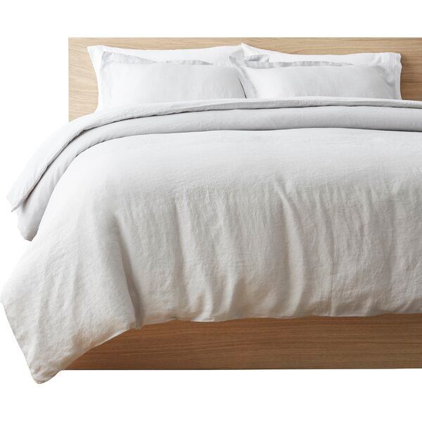 Frazier Belgian Flax Linen Duvet Cover Set added by Stephanie M Rivera Ortiz