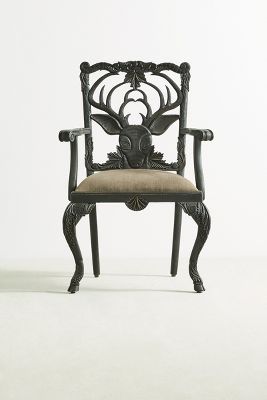 Handcarved Menagerie Deer Armchair added by Emma Wallace