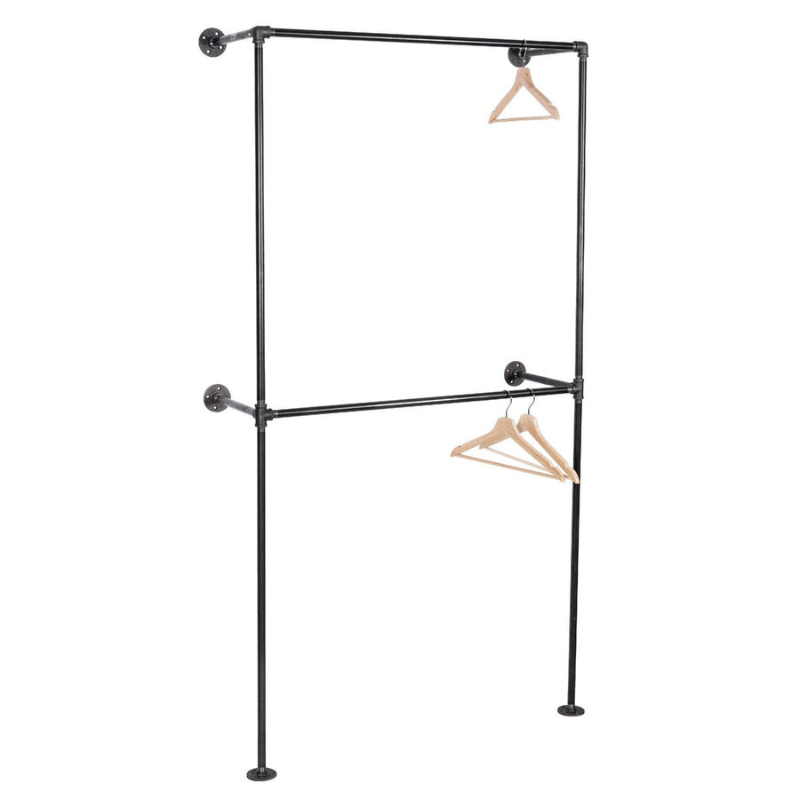 Wall Mounted Double Hung Clothing RackDefault Title added by Mika Flanagan