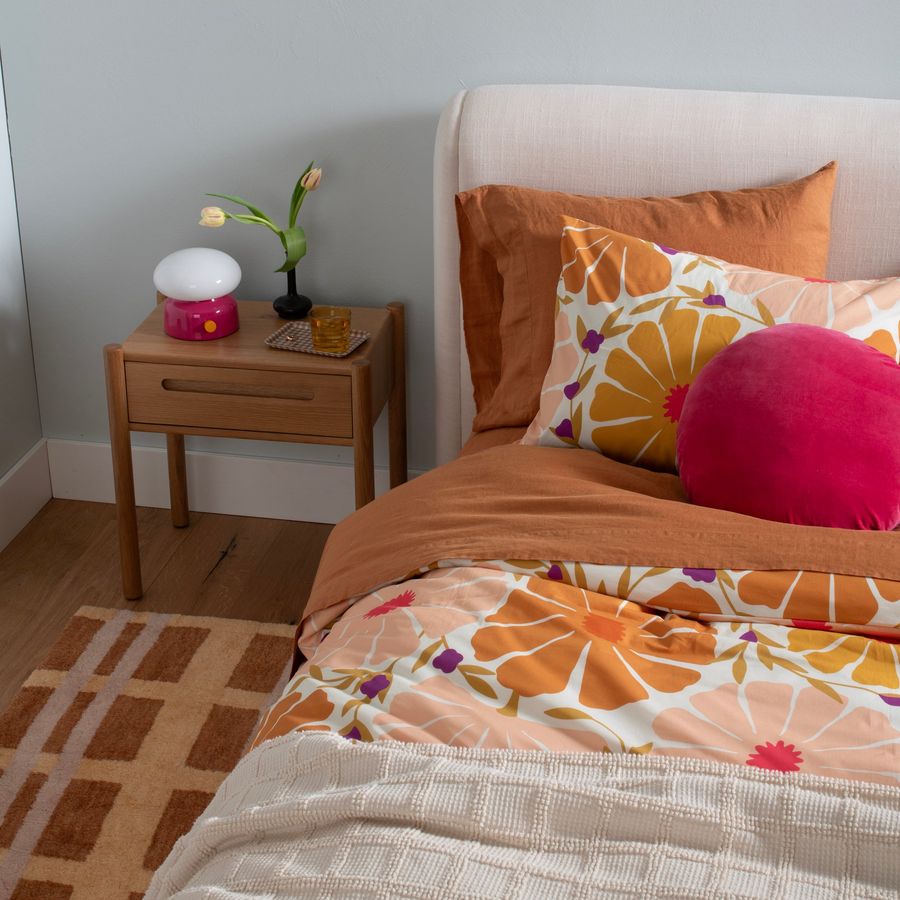 Sunburst Floral Duvet Cover, King added by Kate Lynn Nemett