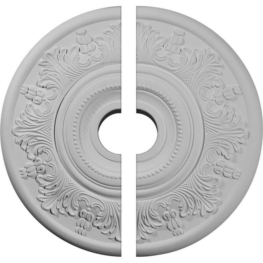Ekena Millwork 20 in. x 3-1/2 in. x 1-1/2 in. Vienna Urethane Ceiling Medallion, 2-Piece (Fits Canopies up to 6-1/2 in.) CM20VI2 - The Home Depot added by Katie Carpenter