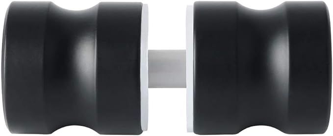 2 UNITS-Alise Shower Glass Door Handle,Sliding Shower Doors Knob Round Back-to-Back Pull Hardware Replacement Parts,Matte Black Solid SUS304 Stainless Steel Knobs,L5000-B added by Danielle Lambert