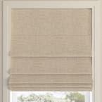 Woven roman shade added by Danielle Maslan