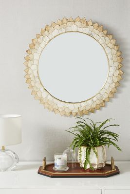 Penny Ombre Capiz Mirror added by Jennifer Hickey