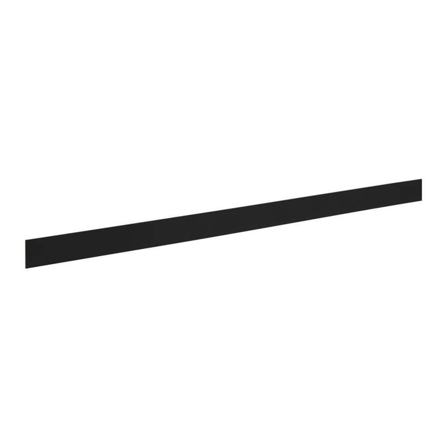Hampton Bay Avondale 90 in. W x 4.5 in. H Toe Kick in Raven Black TK-H - The Home Depot added by malena henry