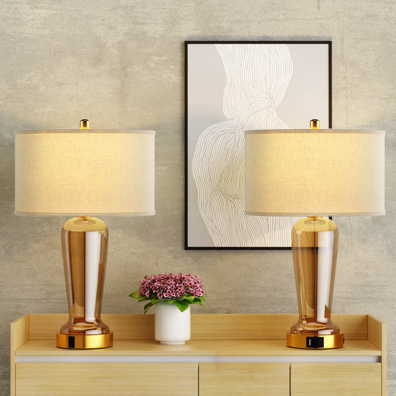 Mercer41 Muirhead Glass Lamp & Reviews | Wayfair added by Gayla Burks