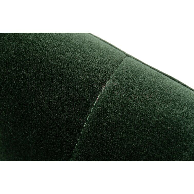 Kidman Velvet Upholstered Arm Chair, Green added by Kate Lynn Nemett