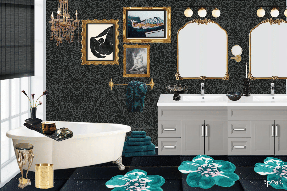 Bathroom Inspo designed by Caitlin Ackerman