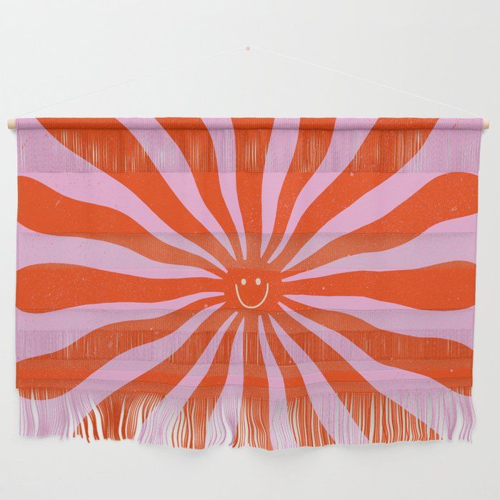 Retro Sun Vintage 70s  Wall Hanging by trajeado14 added by Stephanie Acevedo