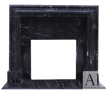 Francisco Contemporary Black Marble Fireplace Mantel added by Jenna Stout