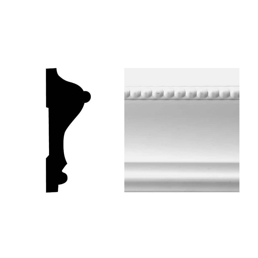 Royal Mouldings Creations Series 6615 11/16 in. x 2-5/8 in. x 8 ft. PVC Composite White Chair Rail Moulding MLD5075159 - The Home Depot added by Kaleigh Gardiner