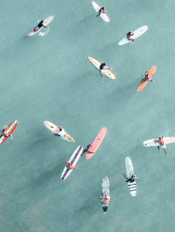 Surfers - Art Print by Uknown | GIANT ART added by Julianna Goldsmith