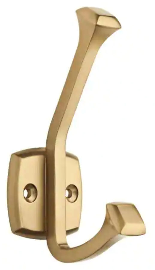 4-3/8 in. Champagne Bronze Beveled Square Wall Hook added by MK Alderman