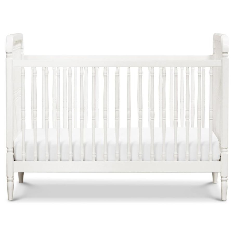 Million Dollar Baby Liberty White Pine Wood 3-in-1 Convertible Spindle Crib with Toddler Bed Conversion Kit added by Jessica Perri